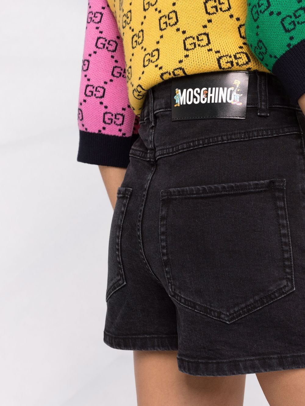 фото Moschino джинсовые шорты кроя слим