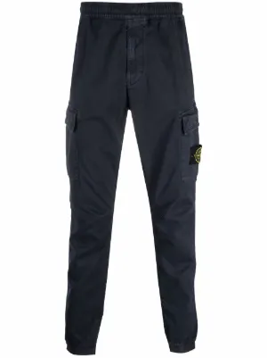 Stone island cargo trousers navy clearance