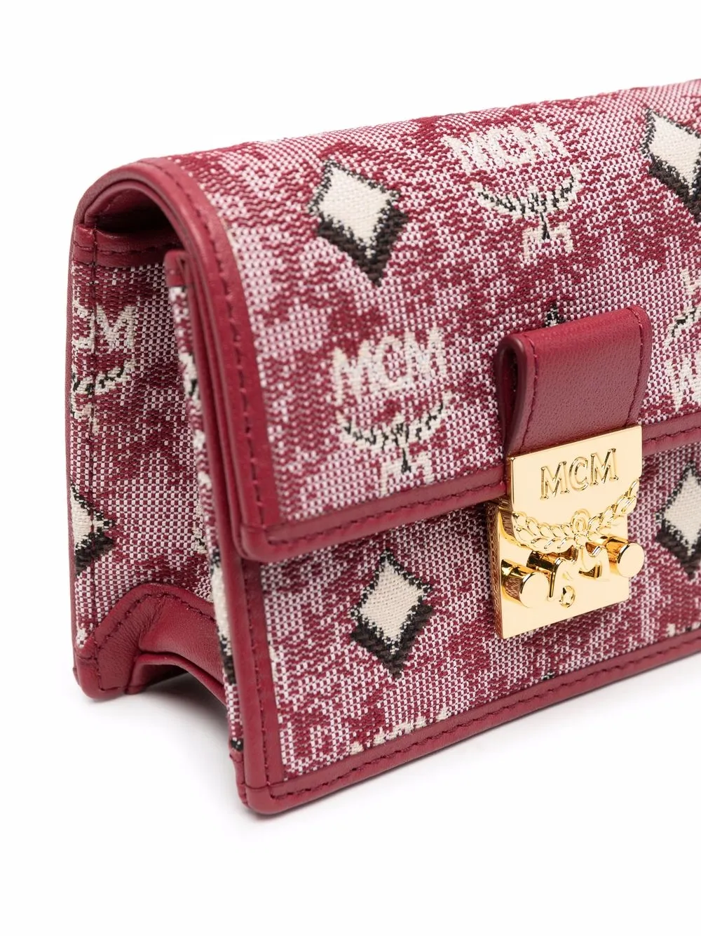 фото Mcm мини-сумка с логотипом