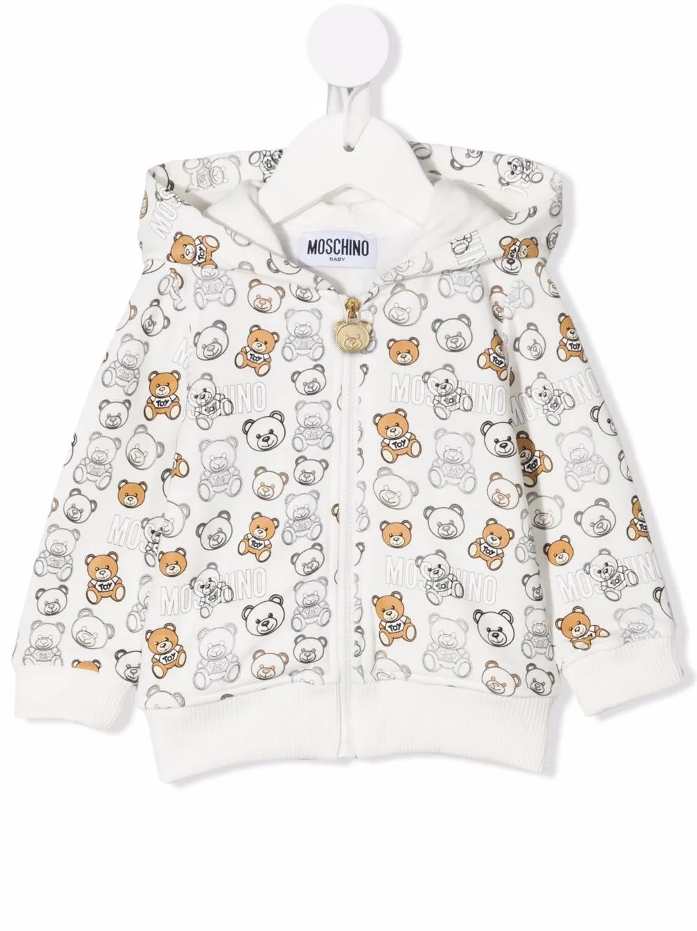 фото Moschino kids худи с узором toy bear