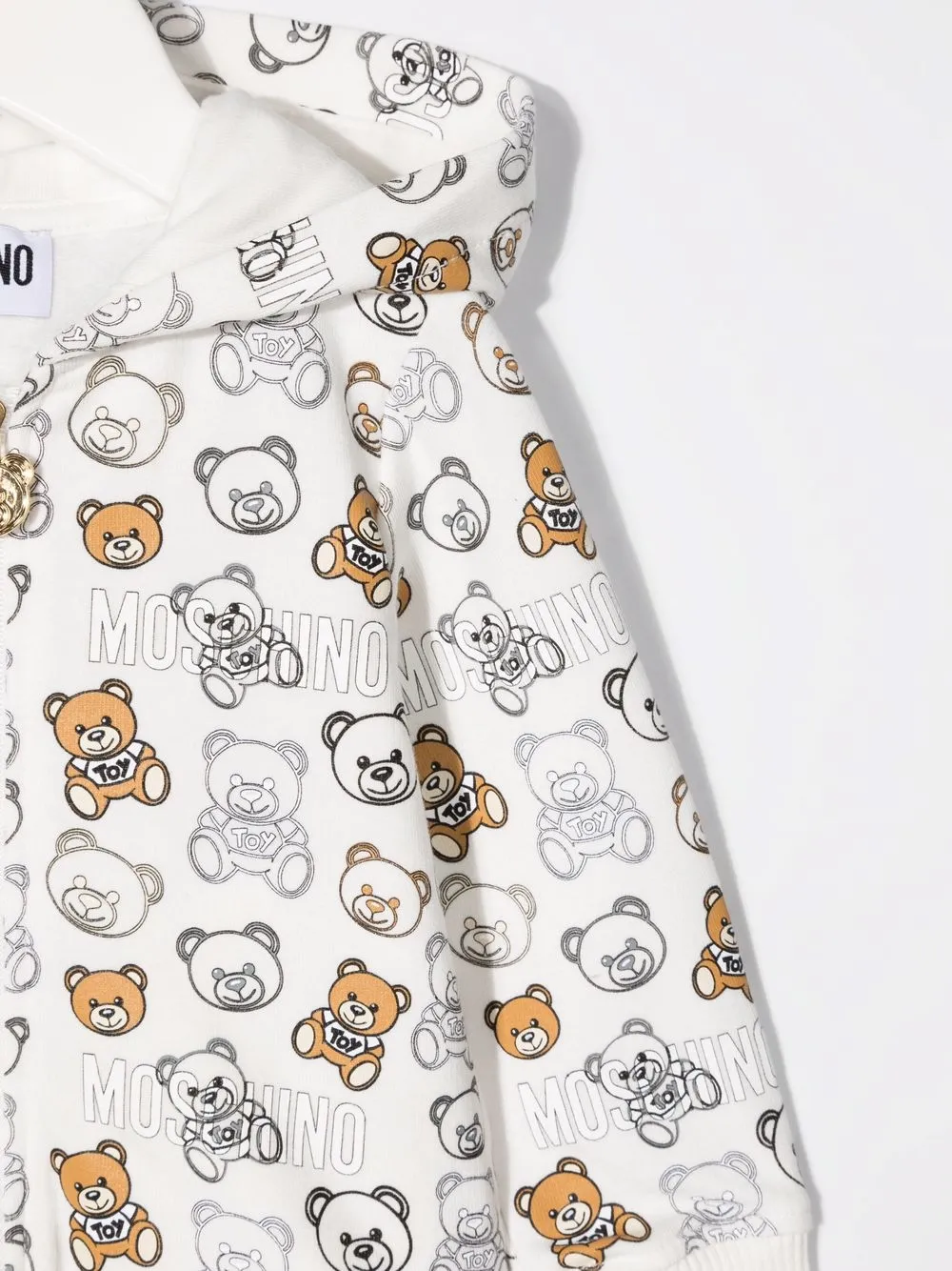 фото Moschino kids худи с узором toy bear