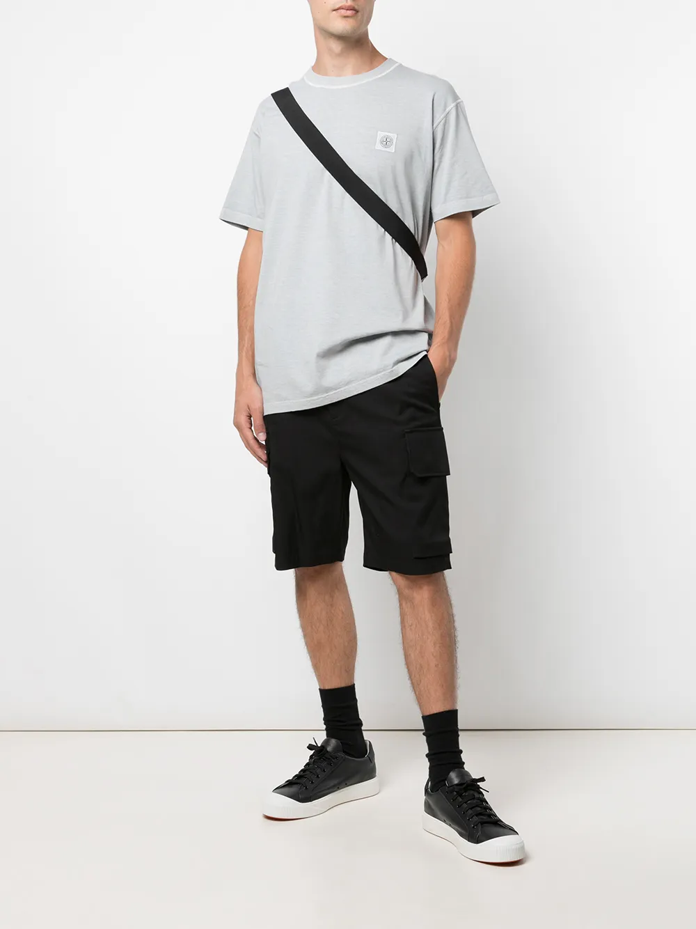 фото Stone island футболка с нашивкой-логотипом