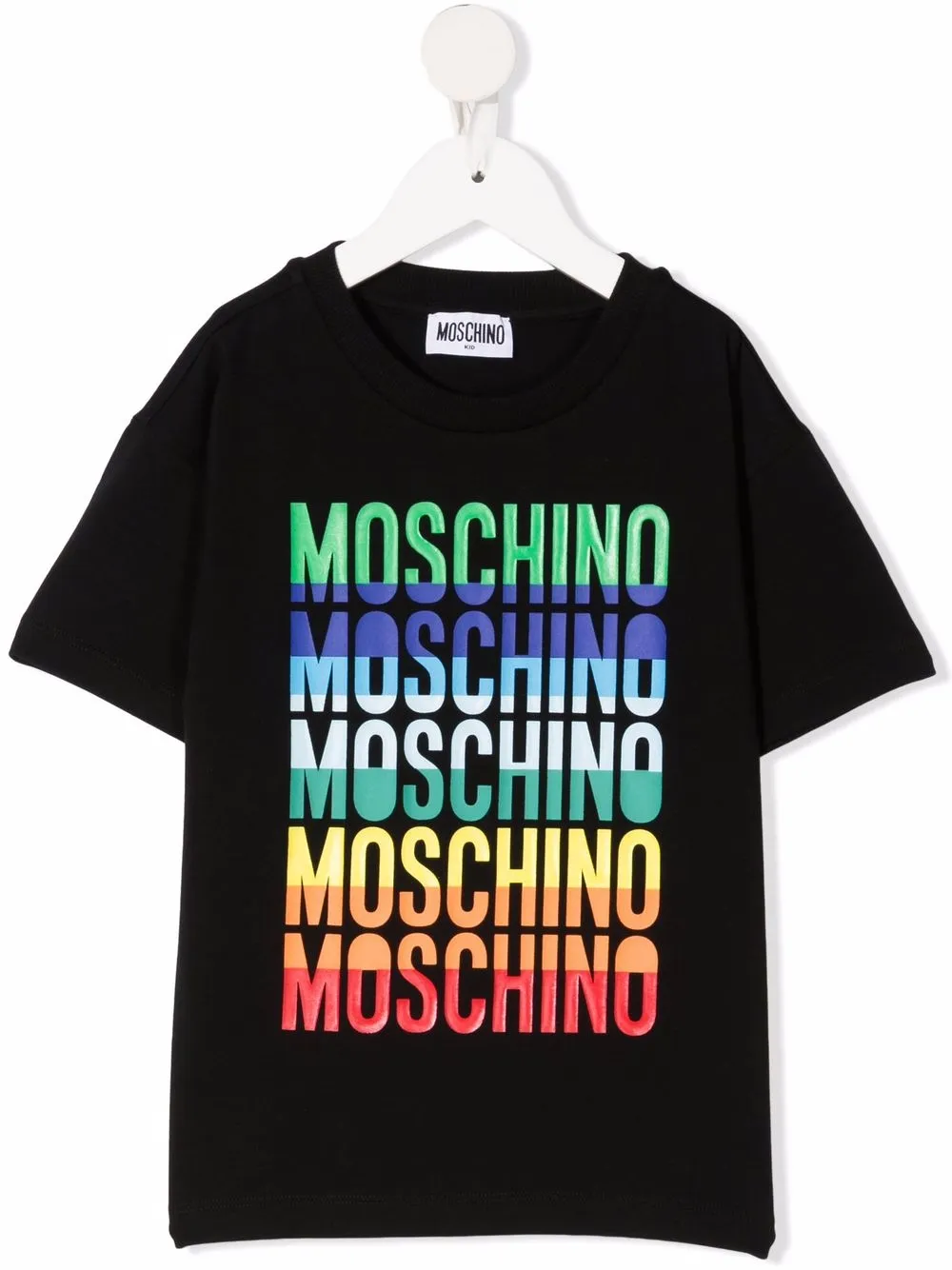 

Moschino Kids logo-print short-sleeved T-shirt - Black