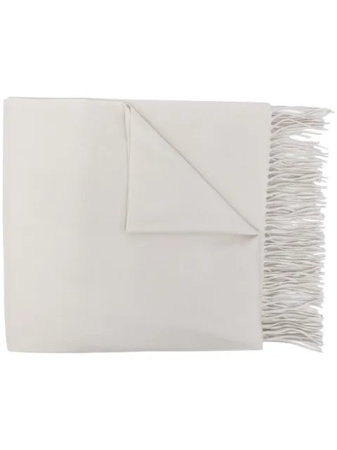 N.Peal woven cashmere shawl