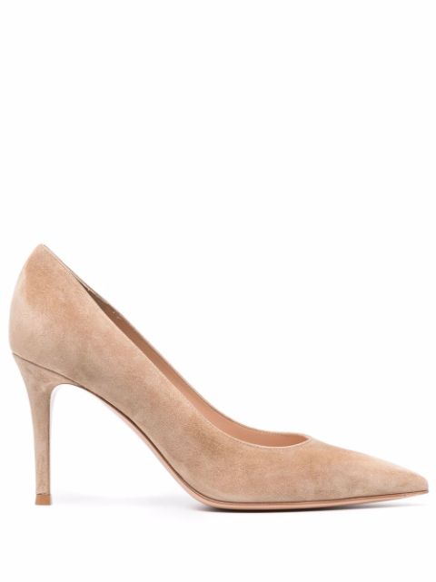 Gianvito Rossi Ricca 100mm suede pumps Women