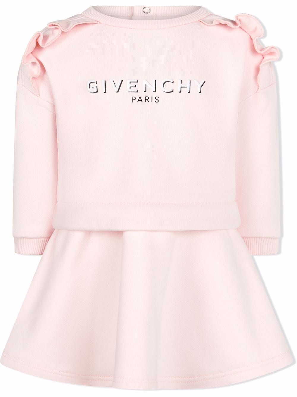 фото Givenchy kids платье из джерси с оборками