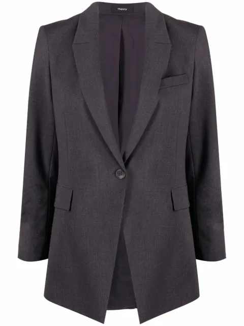 Theory Etiennette mélange-effect blazer
