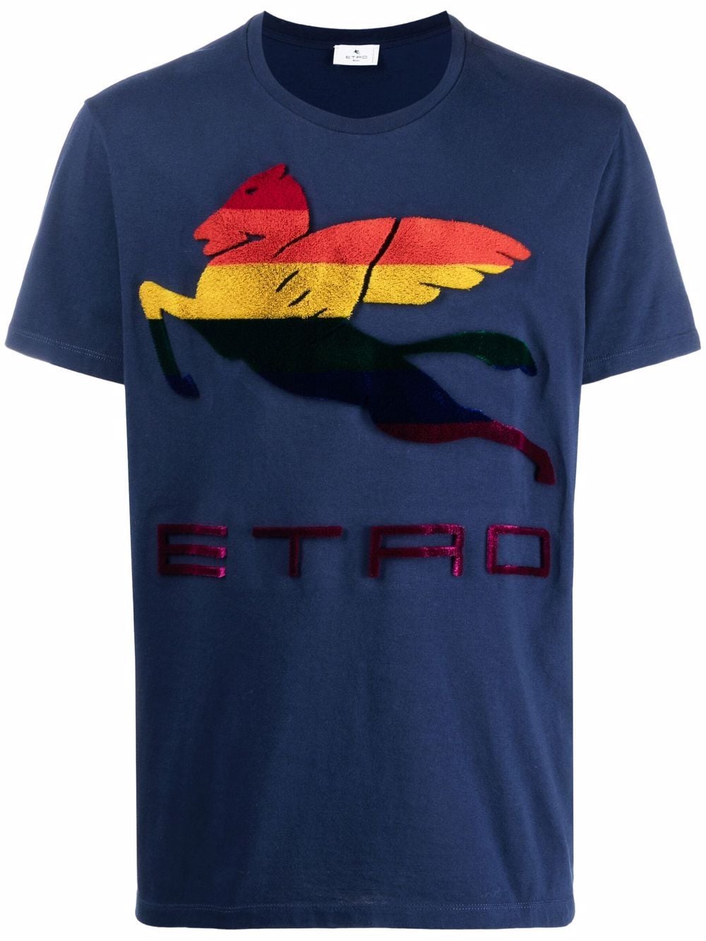 фото Etro футболка с принтом pegaso
