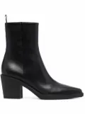 Gianvito Rossi Dylan leather ankle boots - Black
