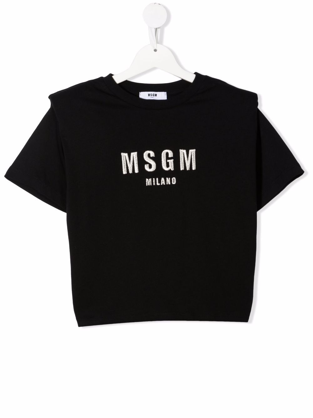 фото Msgm kids футболка с логотипом