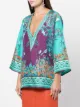 Mary Katrantzou pathos botanical-print silk blouse
