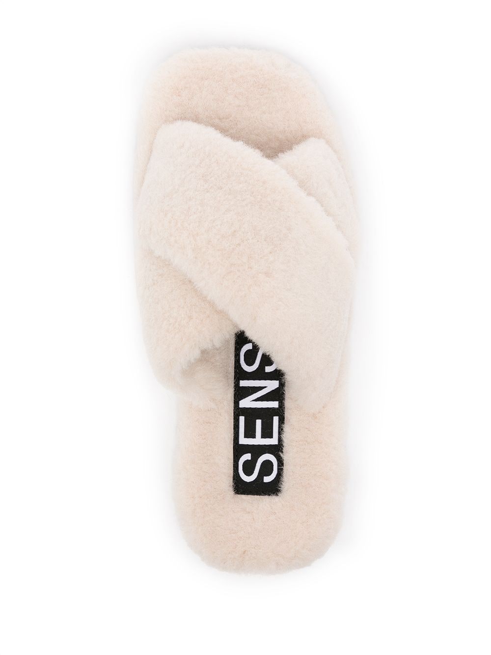 Shop Senso Inka V Faux Fur Slippers In Nude