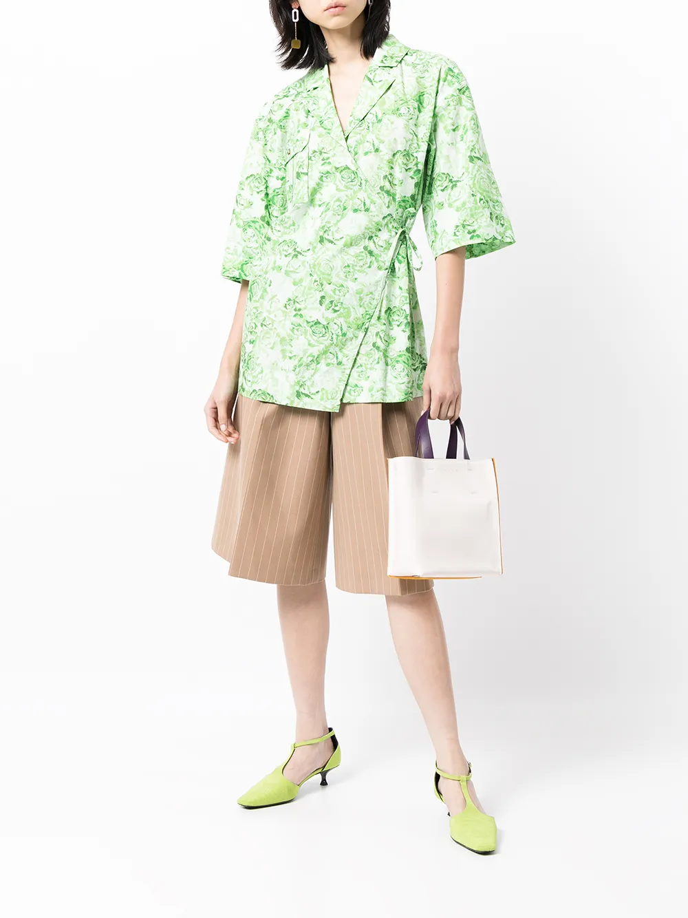 фото Msgm шорты со складками