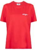 MSGM chest-logo crew neck T-shirt - Red