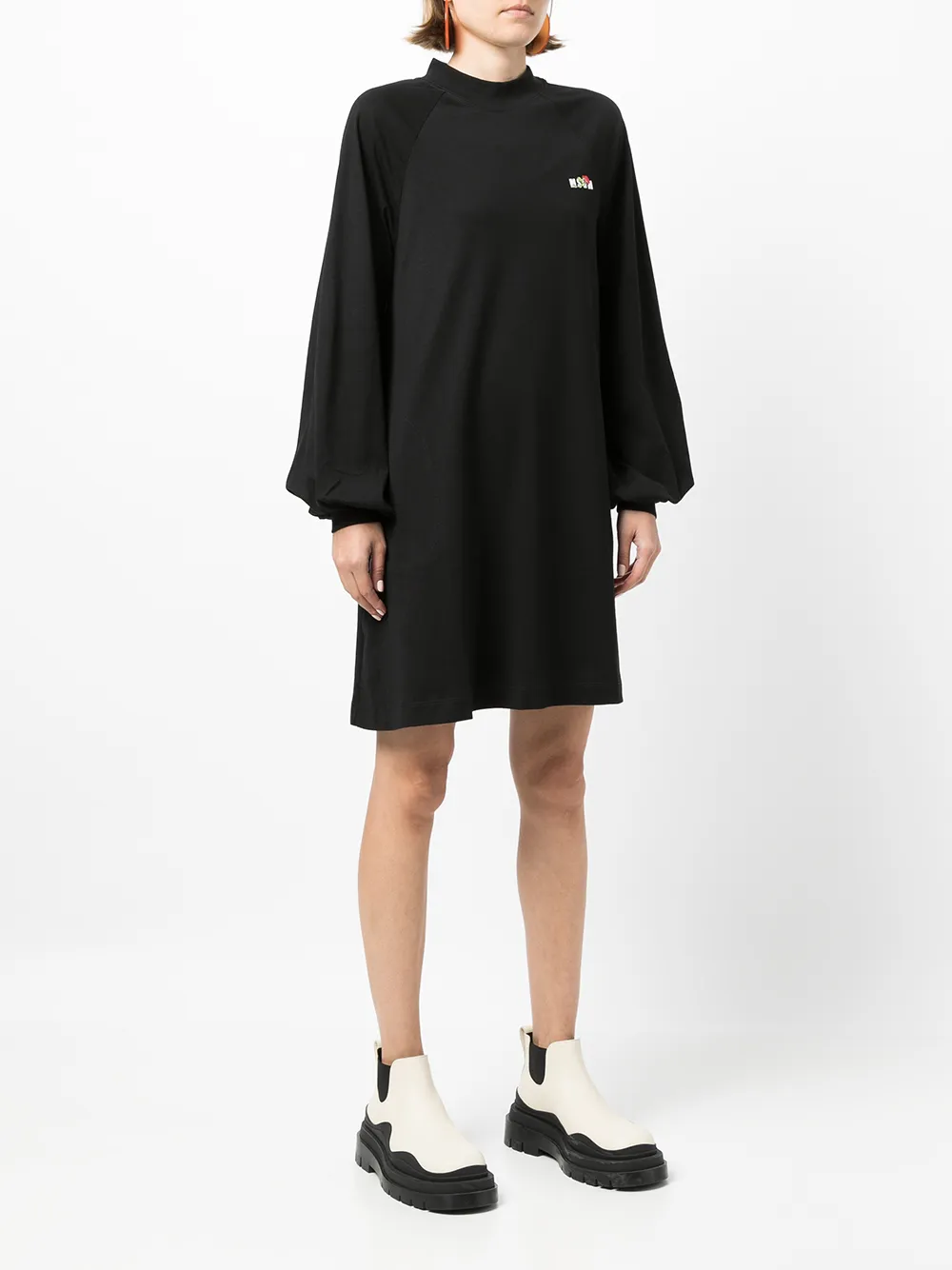 фото Msgm платье-трапеция длины мини