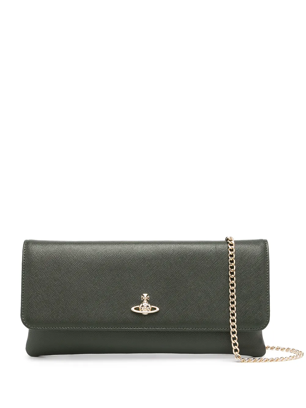 Vivienne Westwood клатч Victoria с откидным клапаном