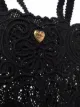 Dolce & Gabbana Bolsa tote Beatrice com detalhe de renda