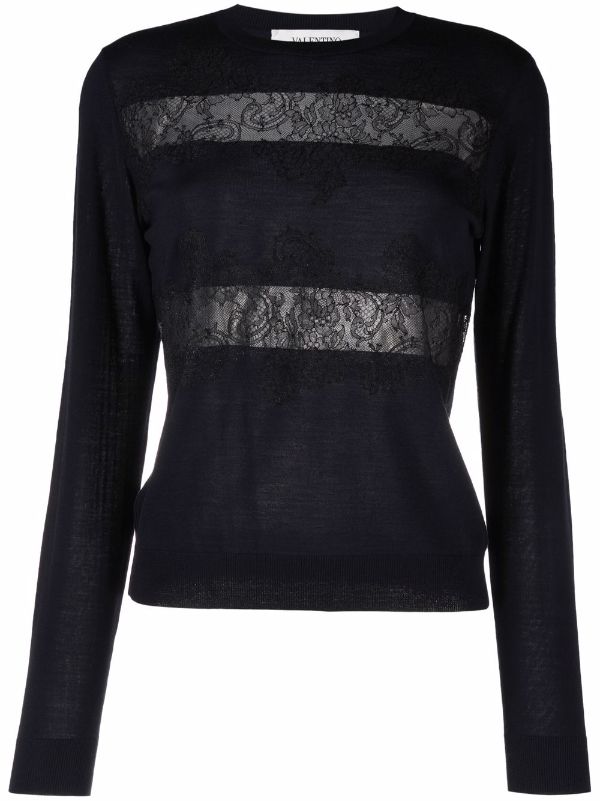 valentino lace sweater