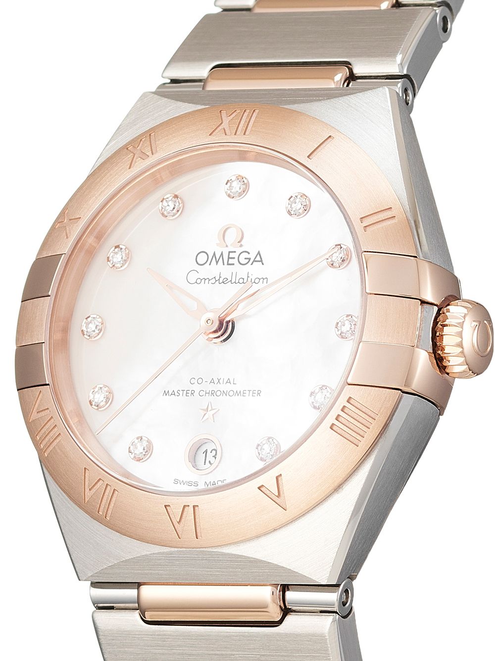 фото Omega наручные часы constellation manhattan pre-owned 29 мм 2021-го года