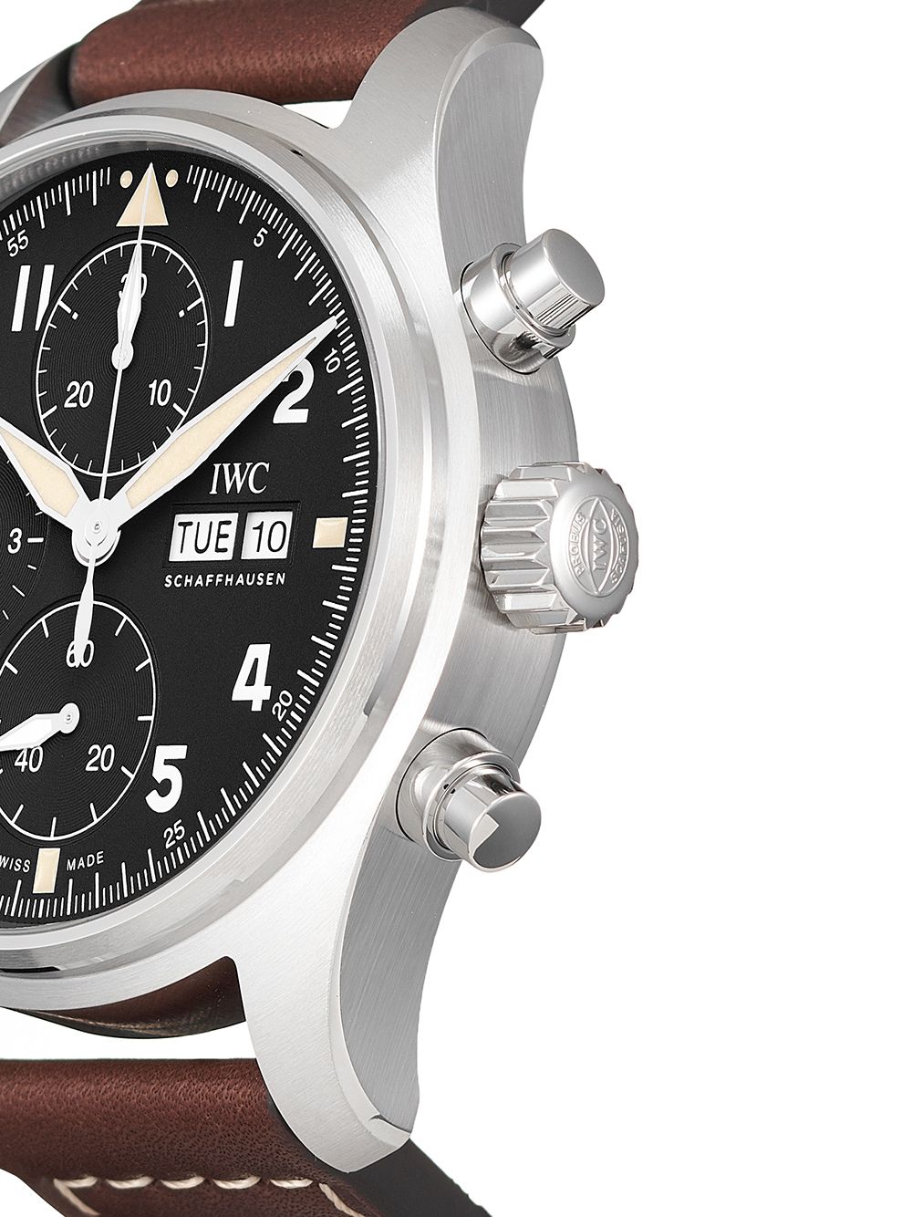 фото Iwc schaffhausen наручные часы pilot's watch chronograph pre-owned 41 мм 2021-го года