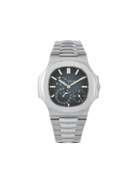 Patek Philippe ساعة 'نوتيلوس باور ريزيرف مون فايزيز' كلاسيكية 40 ملم 2021