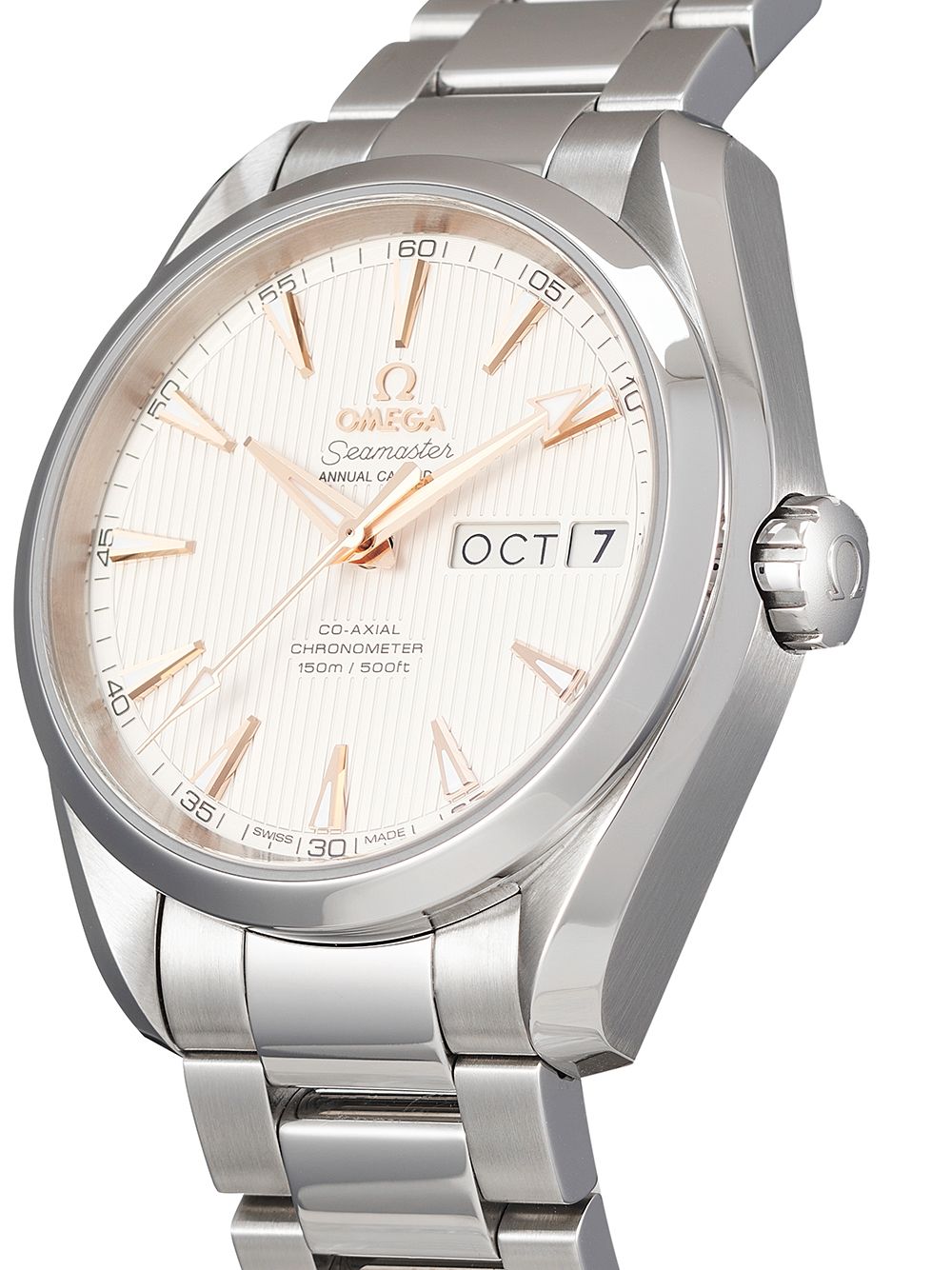 фото Omega 2021 pre-owned seamaster aqua terra 150 m co-axial annual calendar 38.5mm