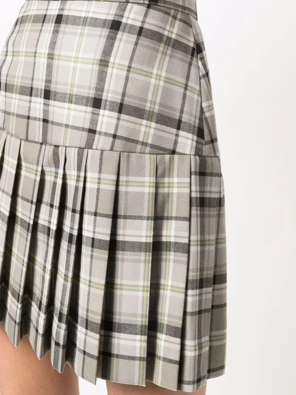 black and white checkered skirt yeezy