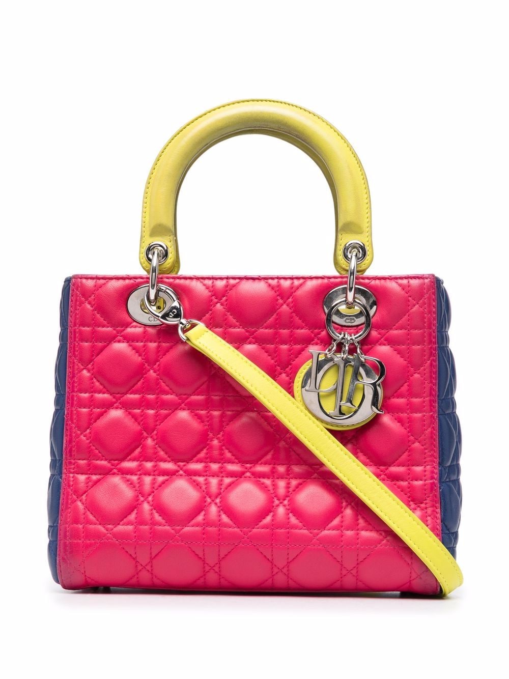 фото Christian dior сумка fluo cannage lady dior 2010-х годов