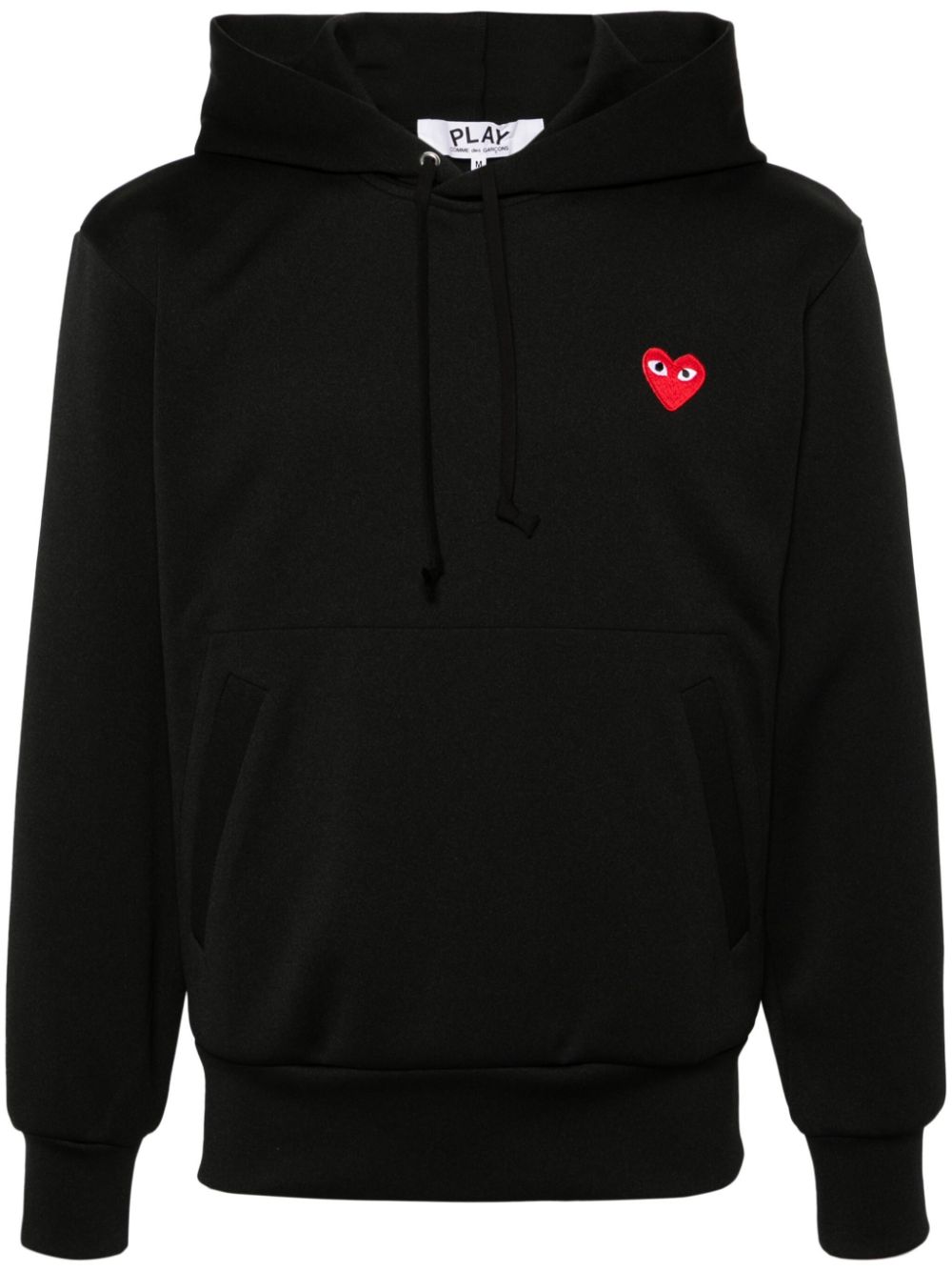 Commes des garcon hoodie black on sale