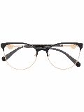 Versace Eyewear square-frame glasses - Gold