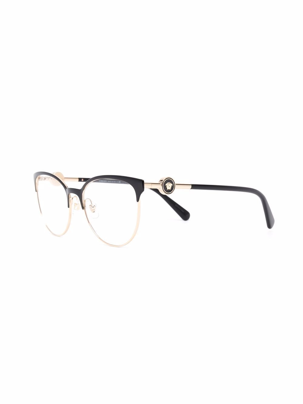 Versace Eyewear Bril met vierkant montuur - Goud