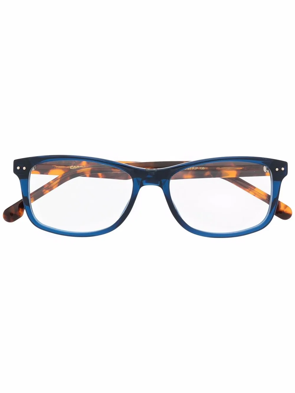 

Carrera lentes con armazón cuadrada estilo carey - Azul