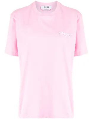MSGM ロゴTシャツ 白 ピンク c0204280_13493832.jpg
