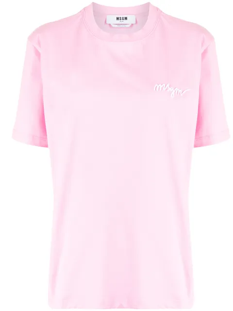 MSGM playera con logo en el pecho