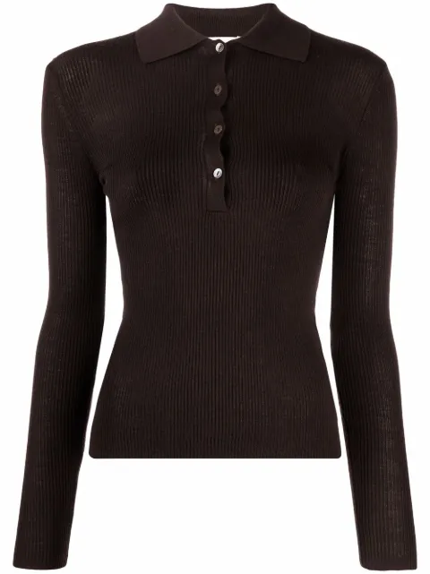 P.A.R.O.S.H. ribbed-knit wool top 