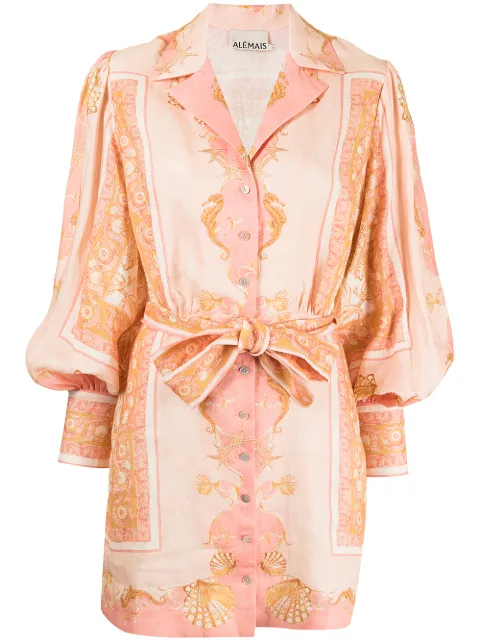alemais ursula shirt dress