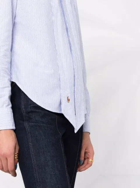 Shop Polo Ralph Lauren pussy-bow shirt 