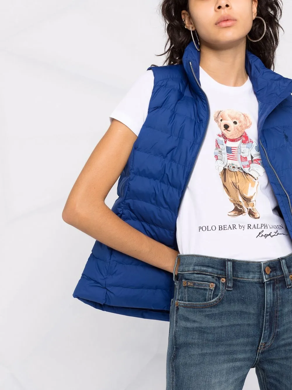 фото Polo ralph lauren футболка с принтом polo bear