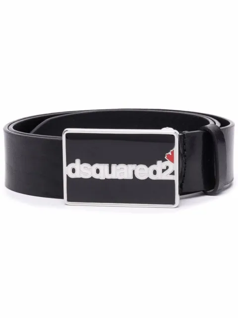 Dsquared2 logo buckle belt