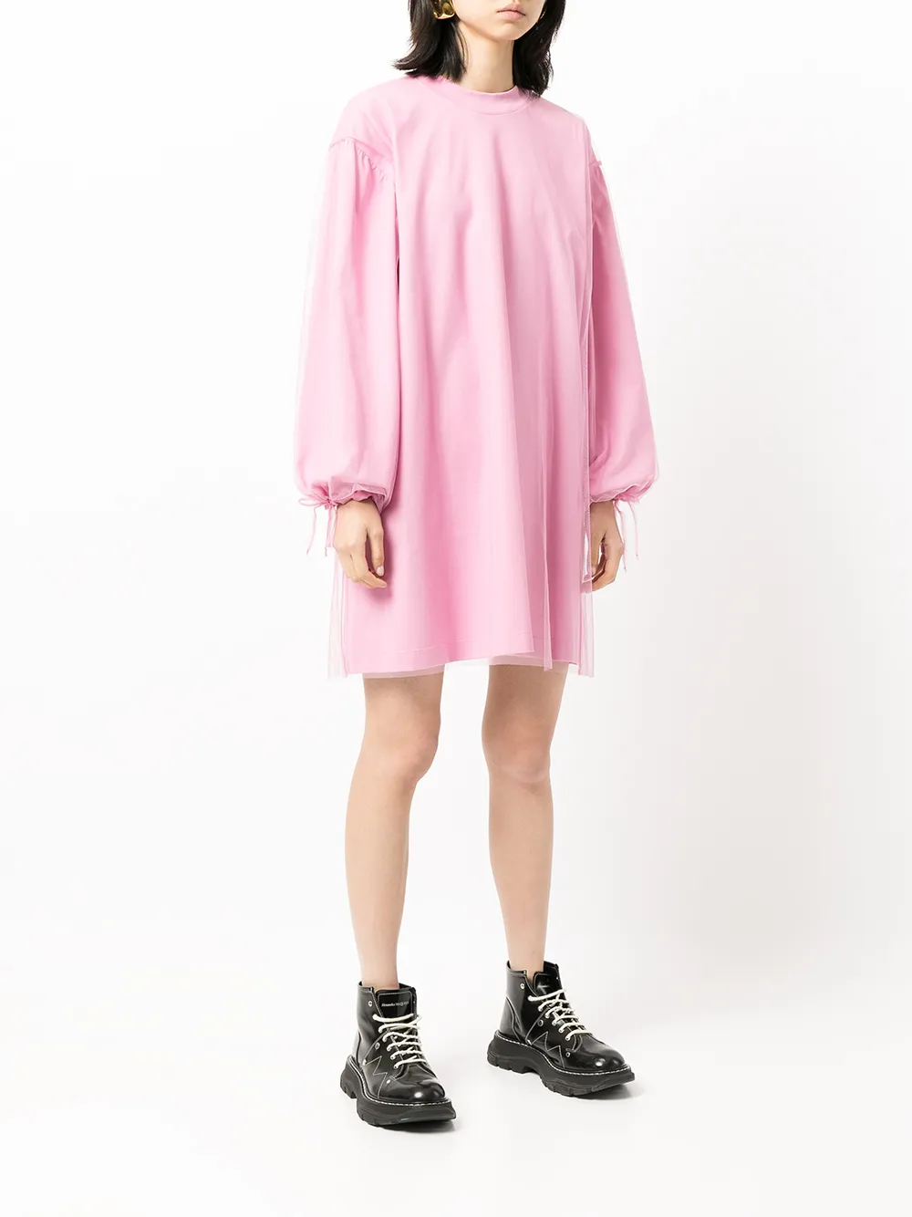 фото Msgm платье с длинными рукавами
