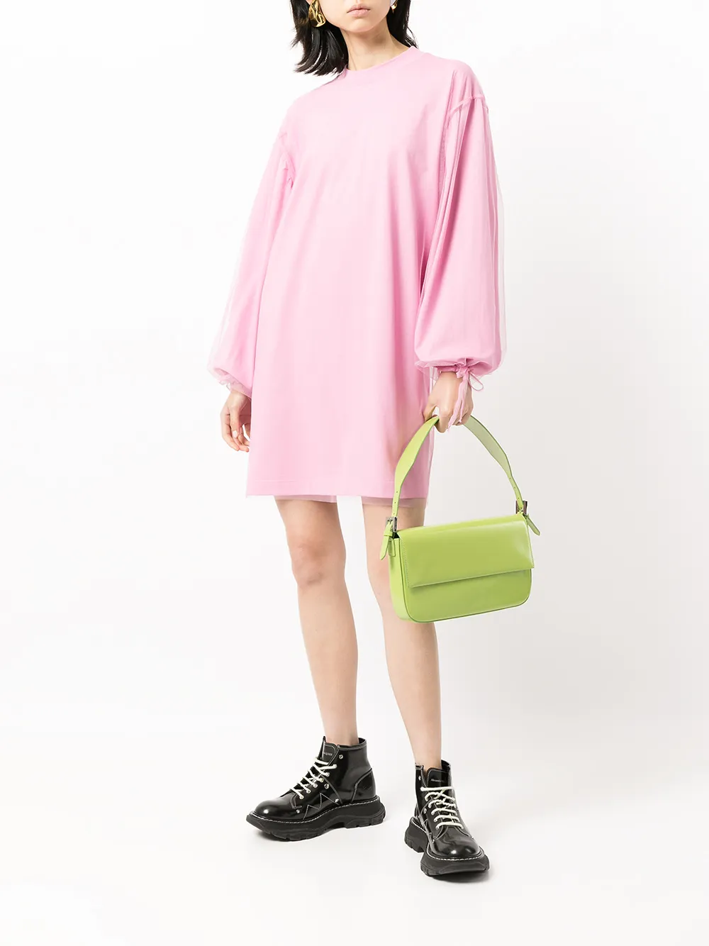 фото Msgm платье с длинными рукавами