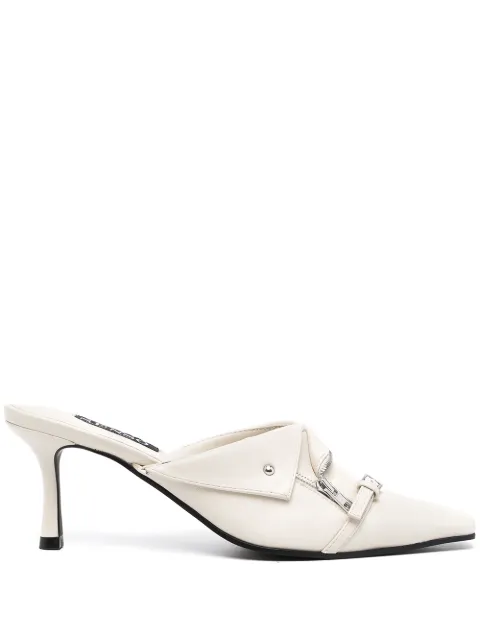 Senso Knox II zip-detail mules