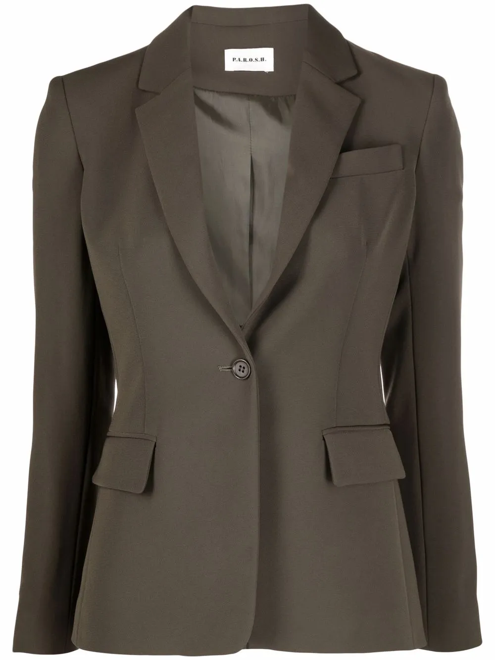 

P.A.R.O.S.H. single-breasted blazer - Green
