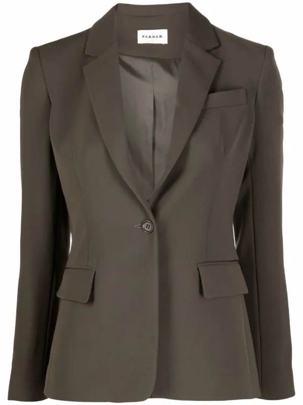 P.A.R.O.S.H. single-breasted Blazer - Farfetch