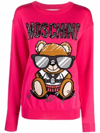 moschino teddy bear jumper