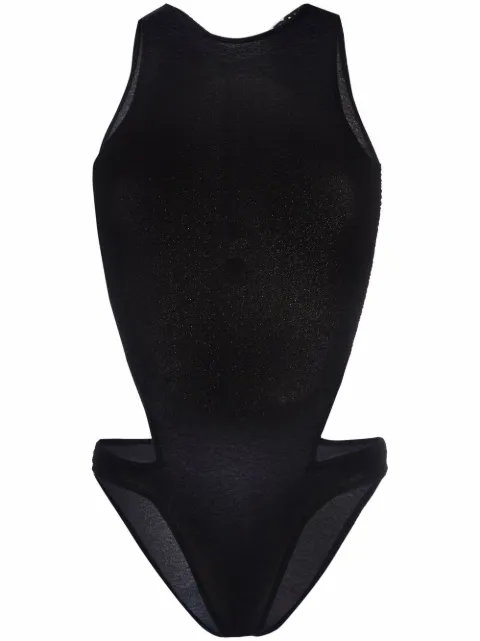 ROTATE BIRGER CHRISTENSEN Molly semi-sheer bodysuit