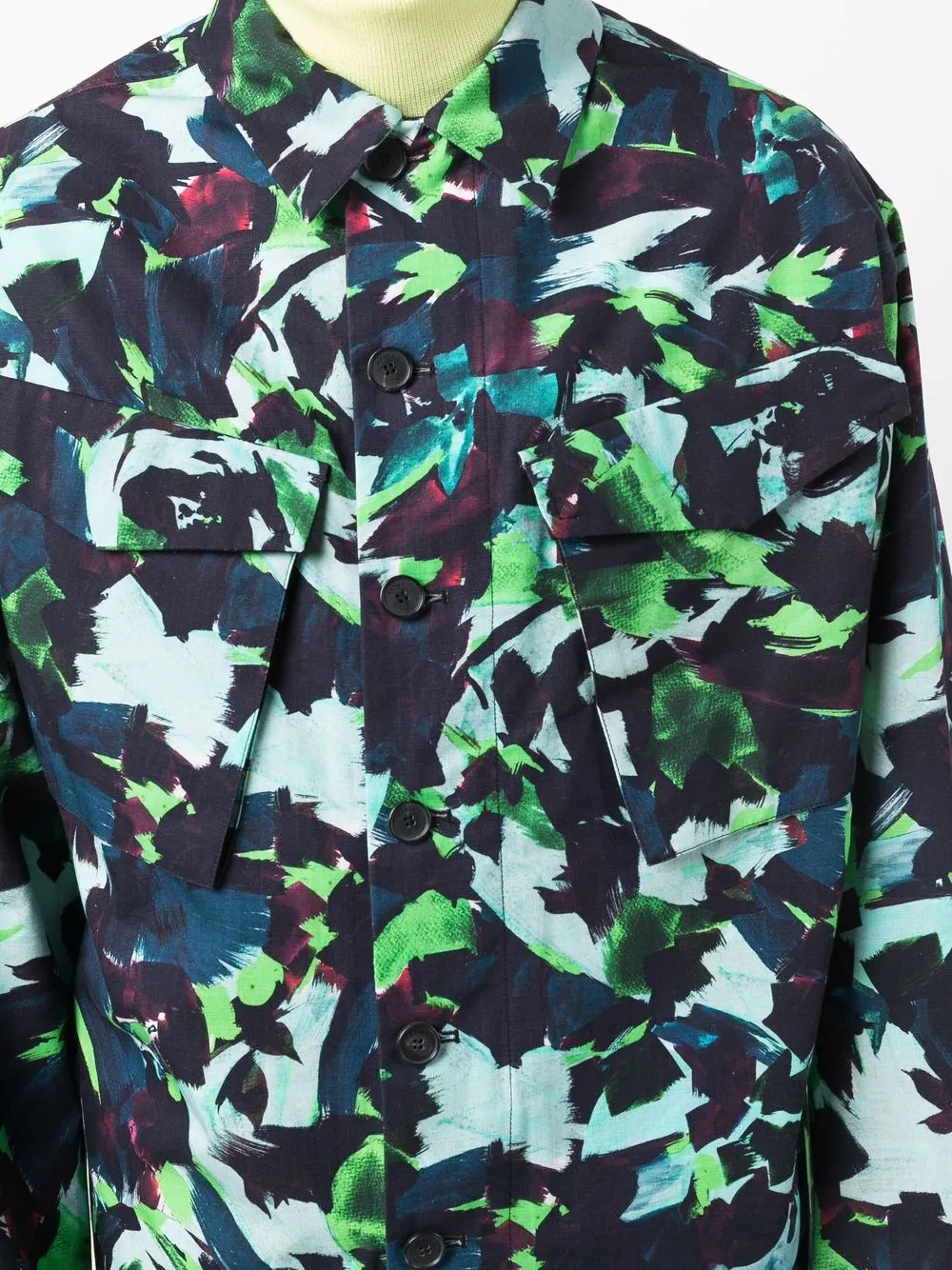 фото Kenzo archive floral-print shirt jacket