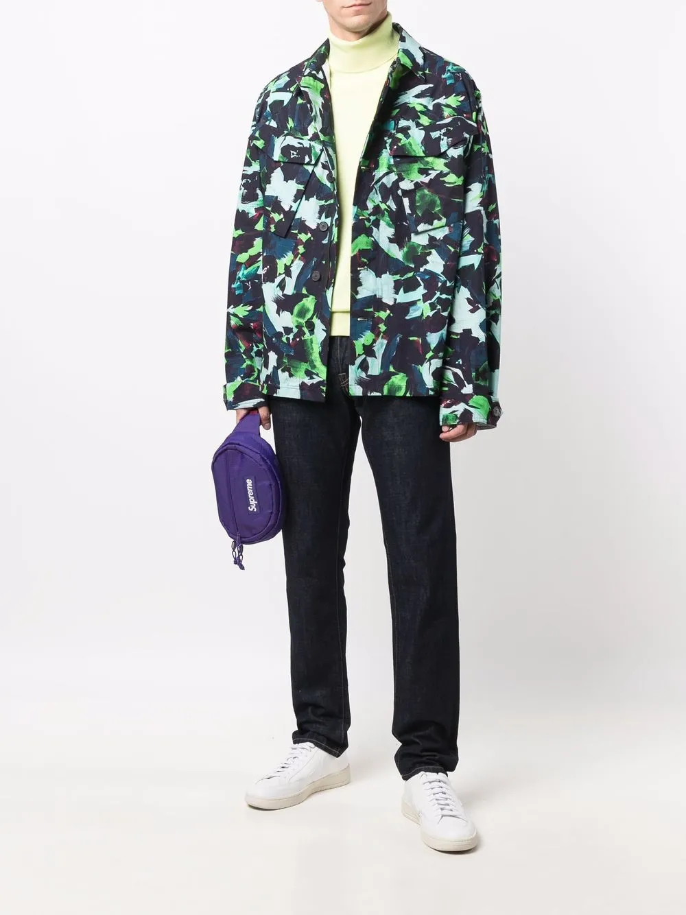 фото Kenzo archive floral-print shirt jacket