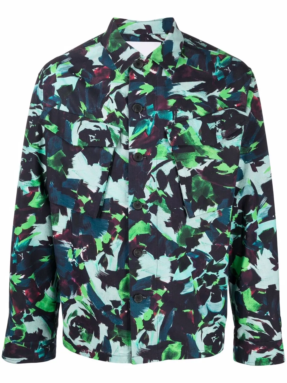 фото Kenzo archive floral-print shirt jacket