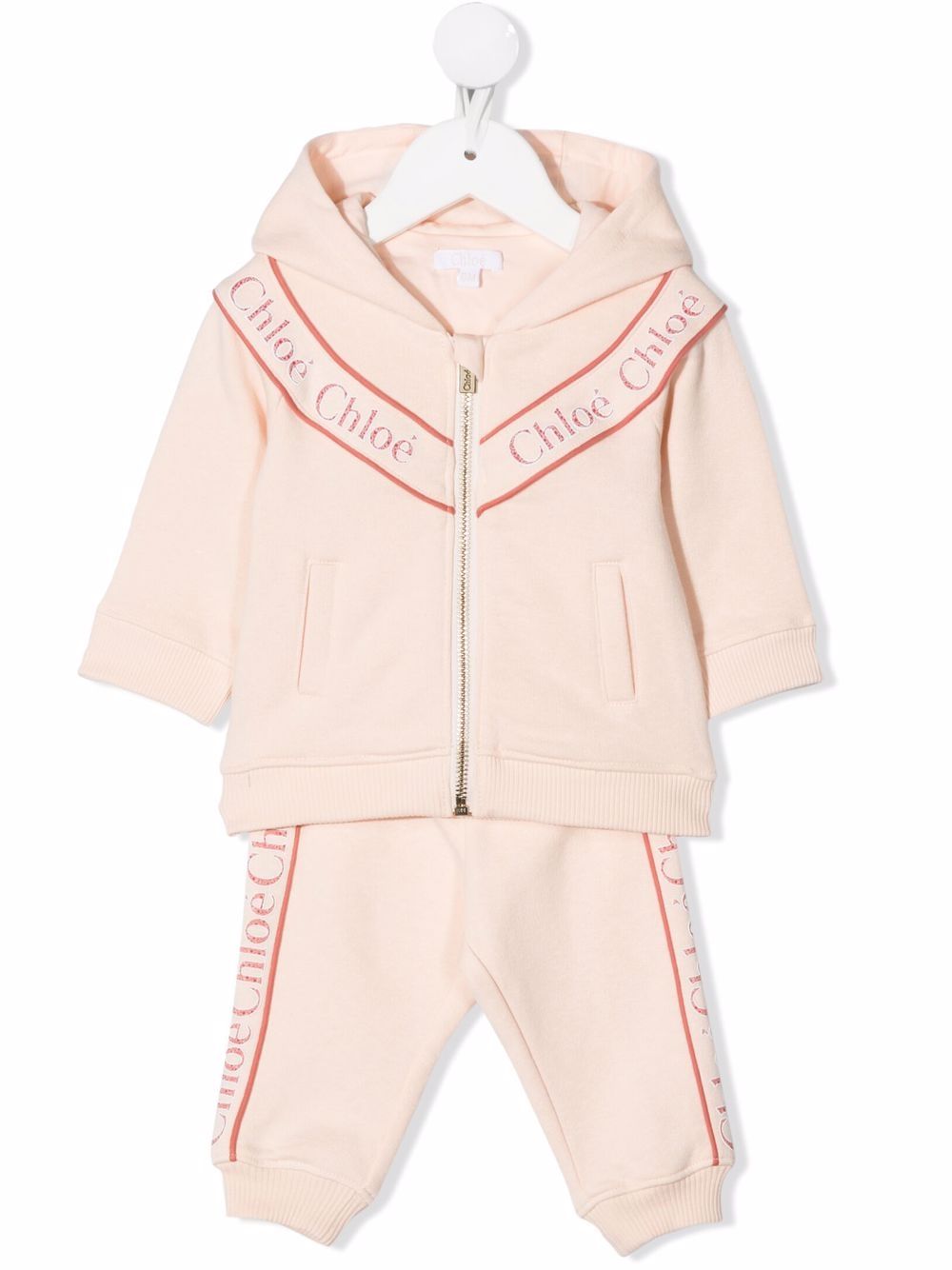 фото Chloé kids спортивный костюм с логотипом